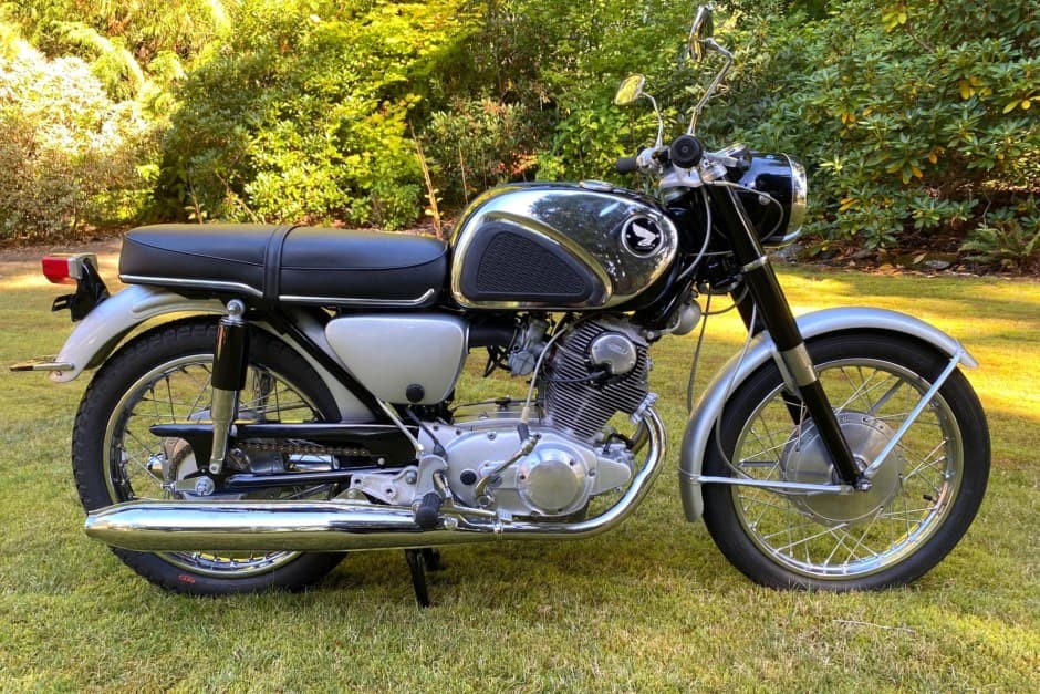 1965 Honda Dream, CB77 Super Hawk, & CL77 Scrambler sold for $6,150