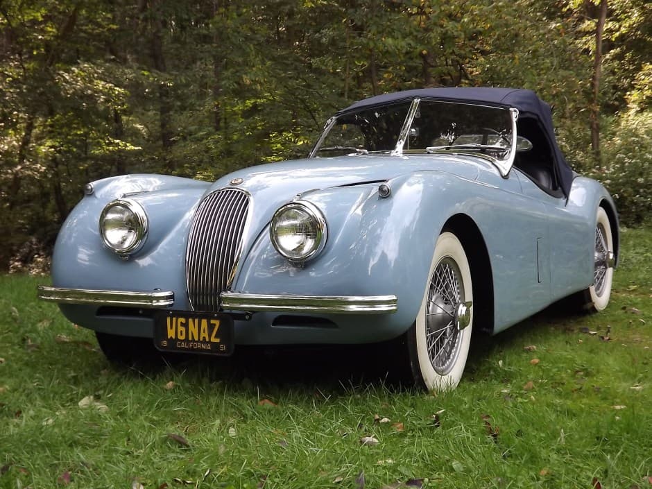 1954 Jaguar XK120 sold for $69,500