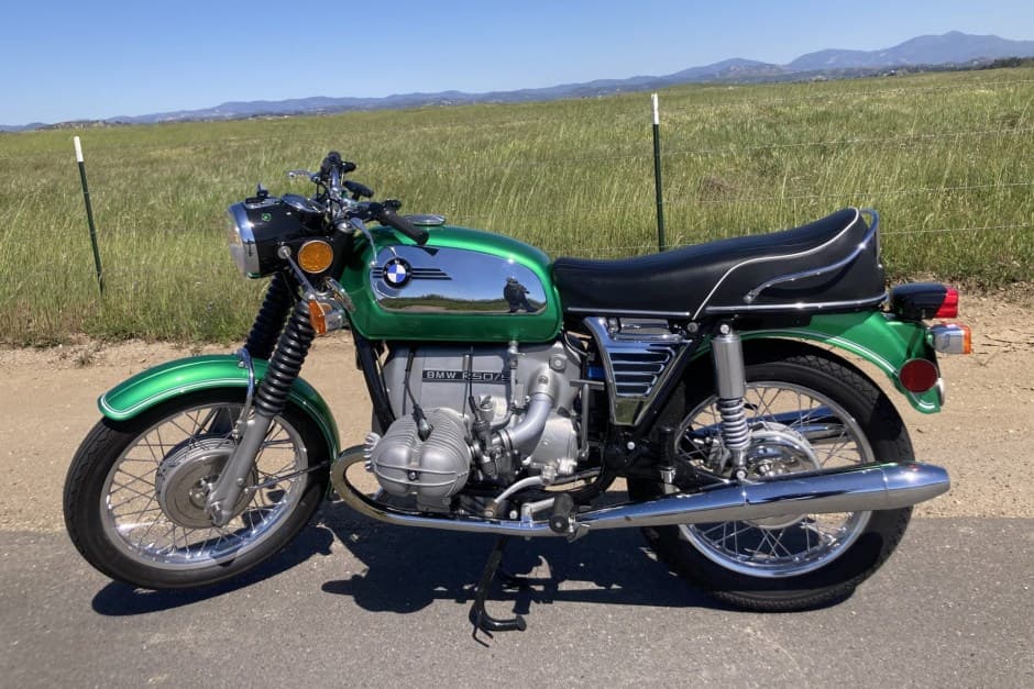 1972 BMW Motorcycles sold for $28,250