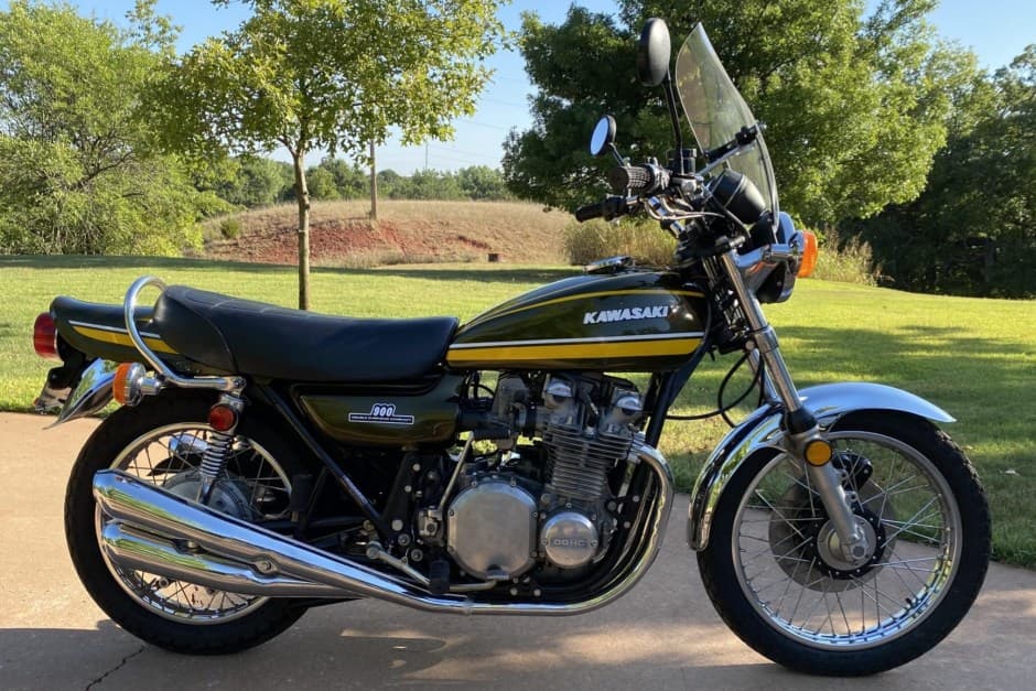 1974 Kawasaki Z1 & Z1-R sold for $12,750