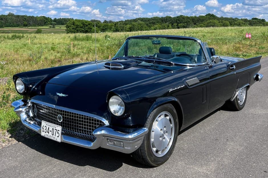 1957 Ford Thunderbird (1955-1957) sold for $45,000