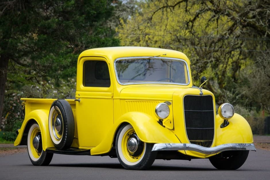1936 Ford Pickup 1935-1936 sold for $21,250