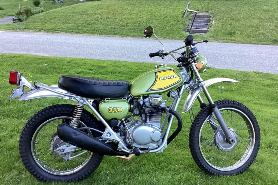 1972 Honda SL Motosport sold for $3,601