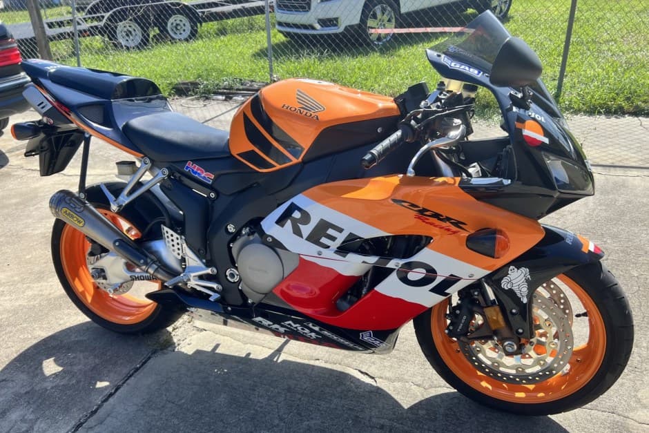2005 Honda CBR sold for $10,400