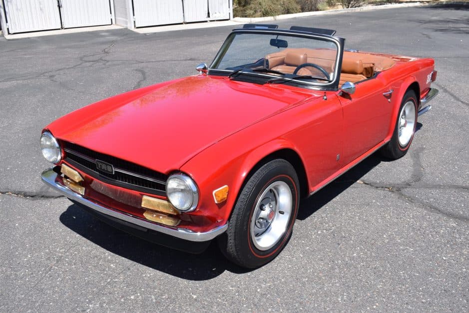 1974 Triumph TR6 sold for $18,650