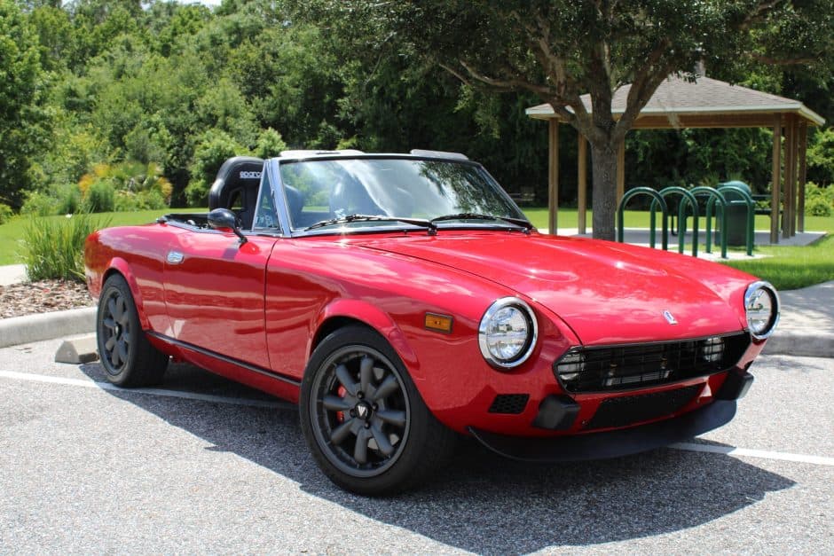1984 Fiat 124 Spider (1966-1985) sold for $23,750
