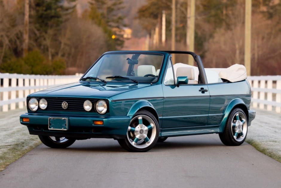 1991 Volkswagen Golf/Rabbit Cabriolet sold for $23,000