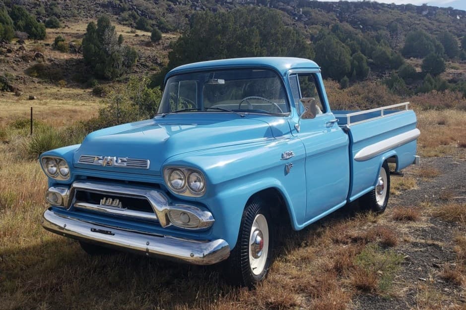 1959 GMC Blue Chip Pickup (1955-1959) sold for $19,900