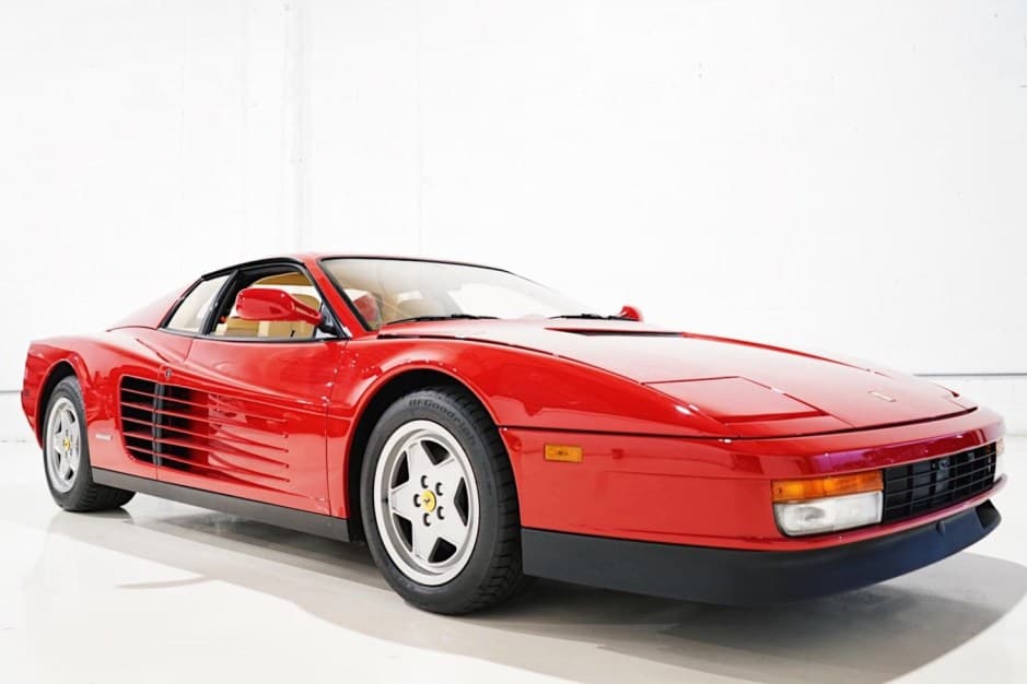 1989 Ferrari Testarossa sold for $205,000