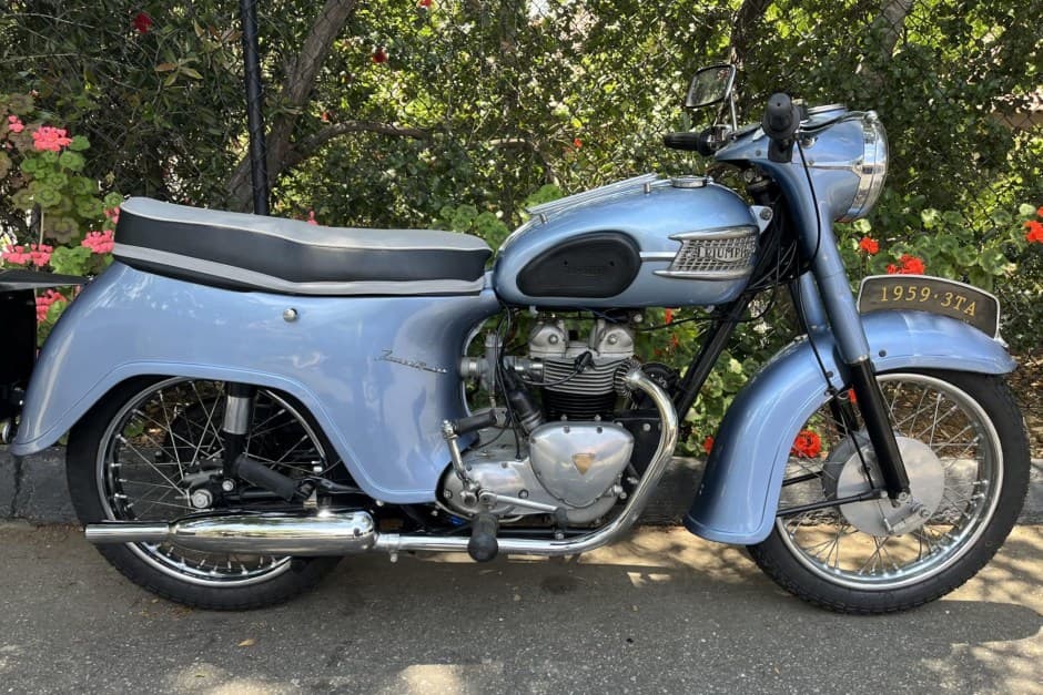 1959 Triumph 3TA sold for $10,250
