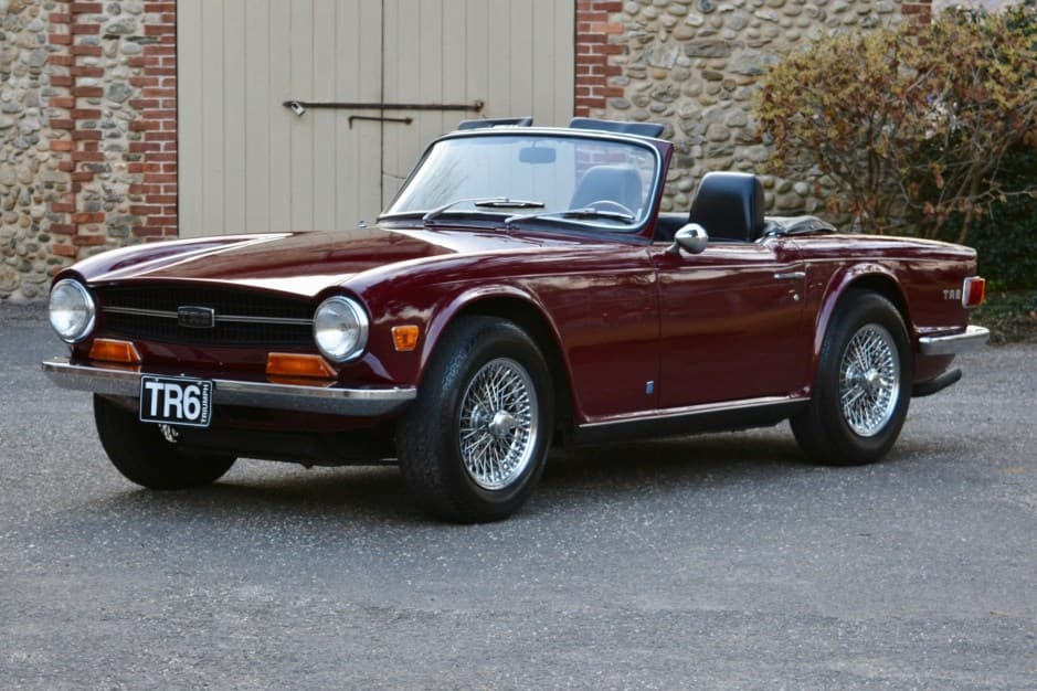 1969 Triumph TR6 sold for $20,000
