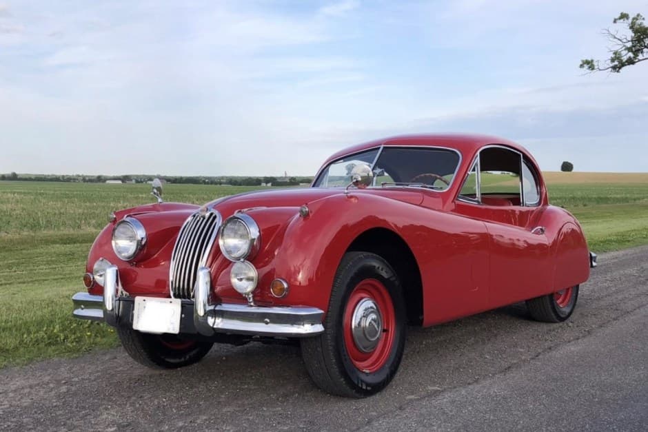 1955 Jaguar XK140 sold for $50,500