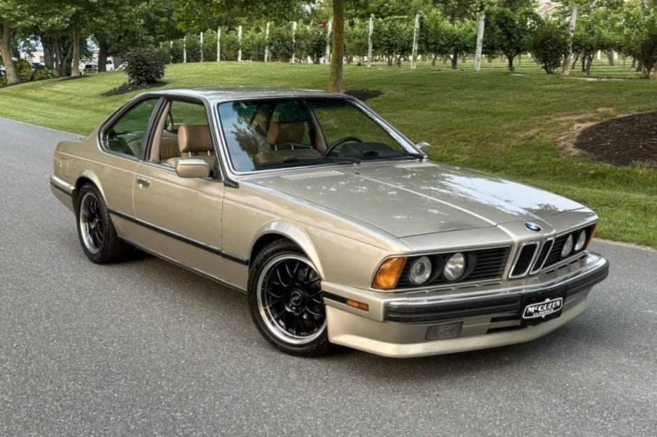 1989 BMW E24 6-Series sold for $9,300