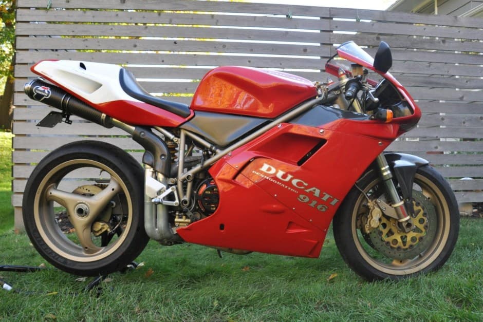 1995 Ducati 916 sold for $24,000