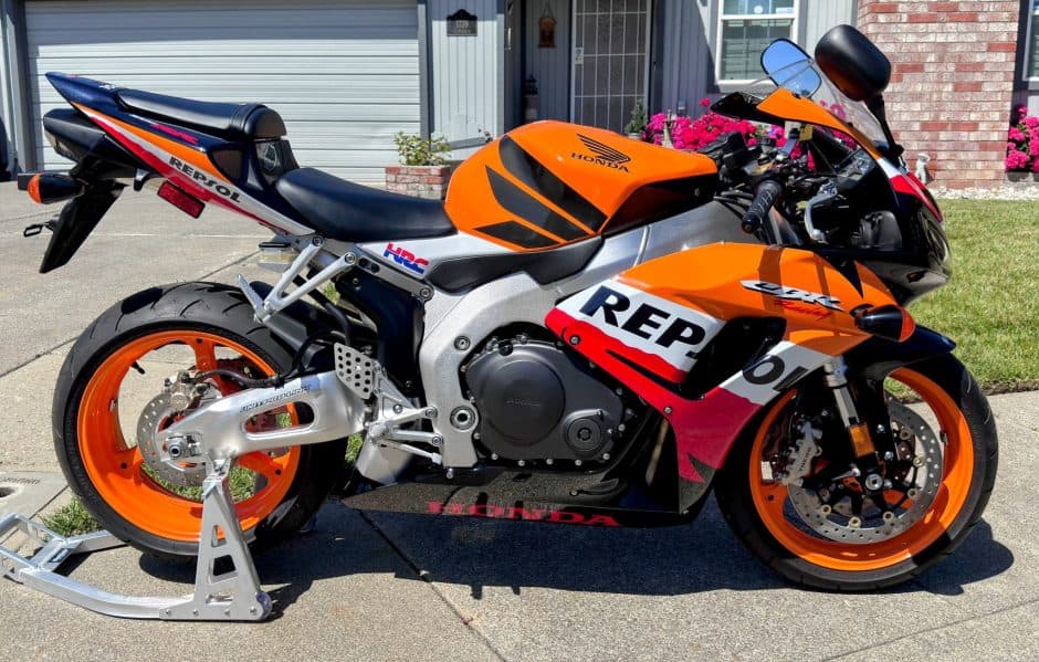 2007 Honda CBR sold for $20,000
