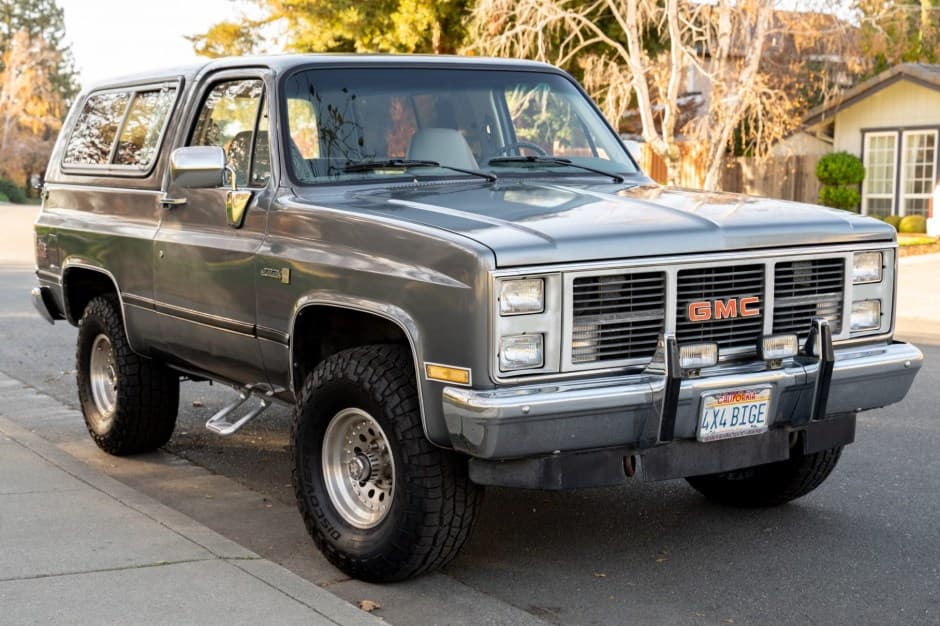 1986 GMC Jimmy (1973-1991) sold for $17,250