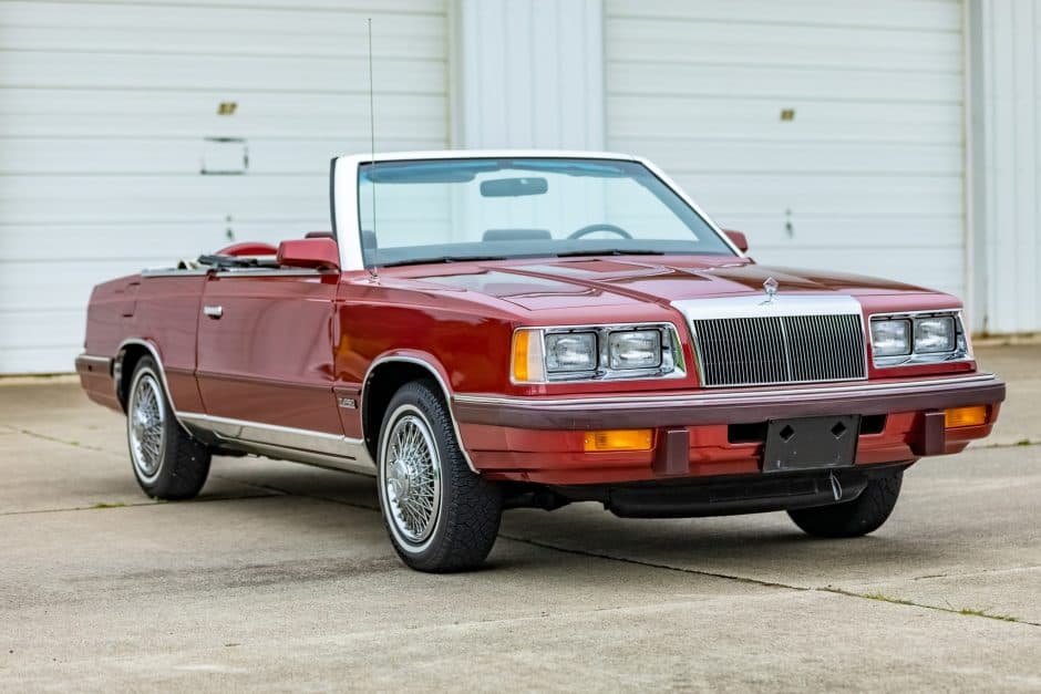 1986 Chrysler K-Car sold for $9,200