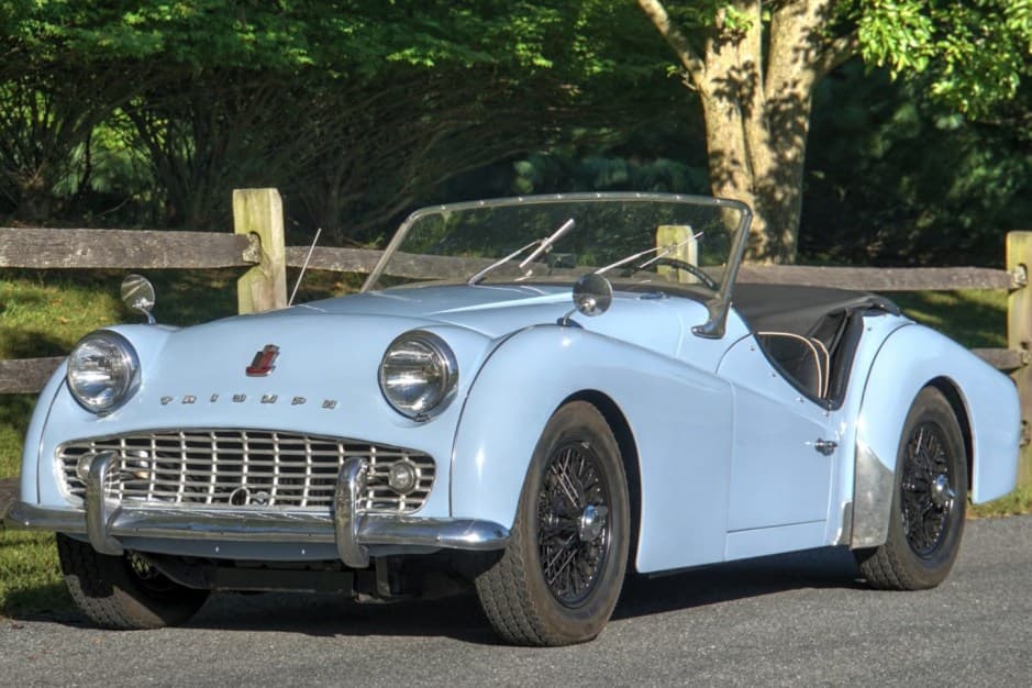1959 Triumph TR3 sold for $21,000