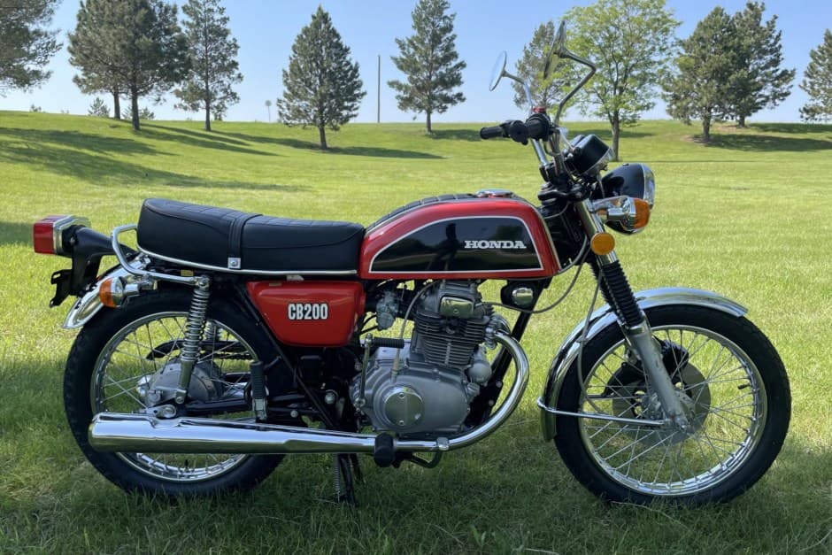 1974 Honda CB200 & CL200 sold for $6,700