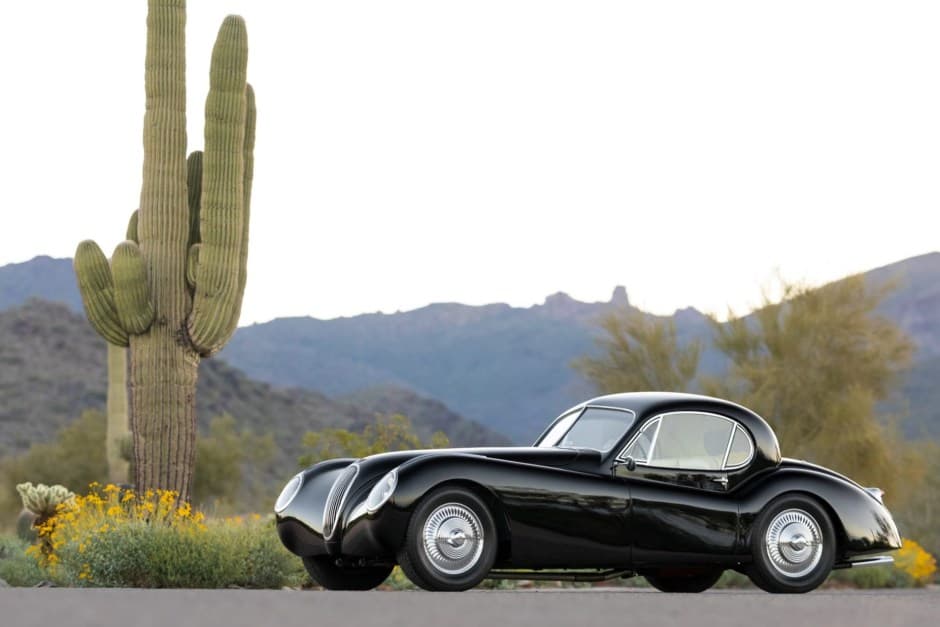1953 Jaguar XK120 sold for $102,000