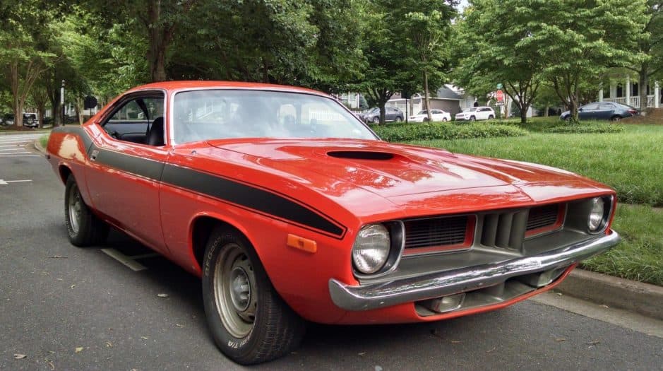 1972 Plymouth Barracuda sold for $14,750