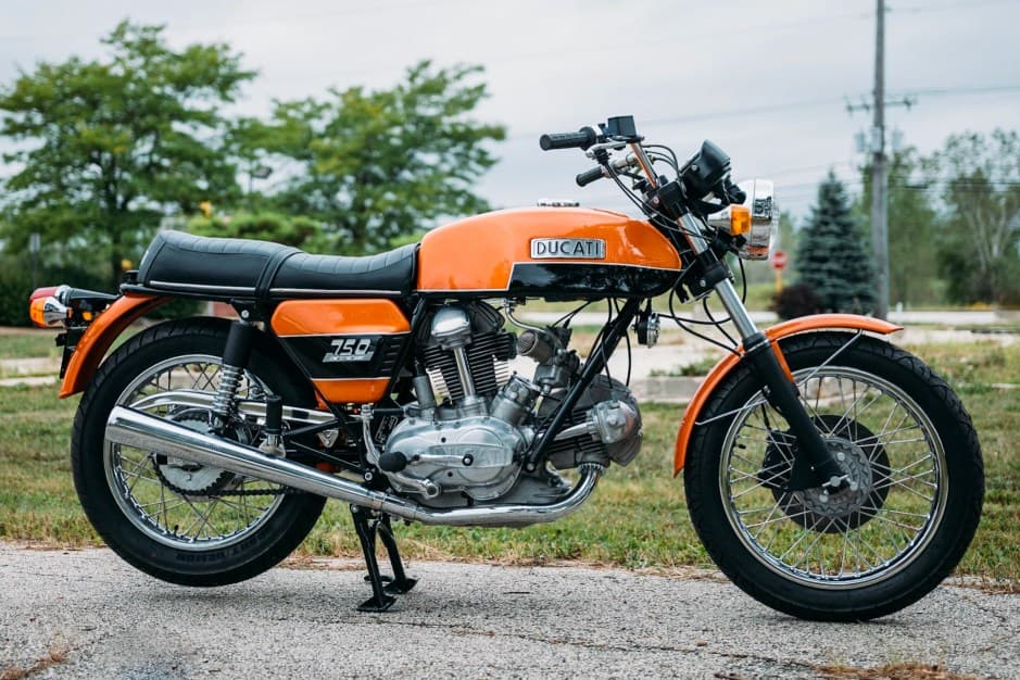 1974 Ducati 750GT sold for $20,500