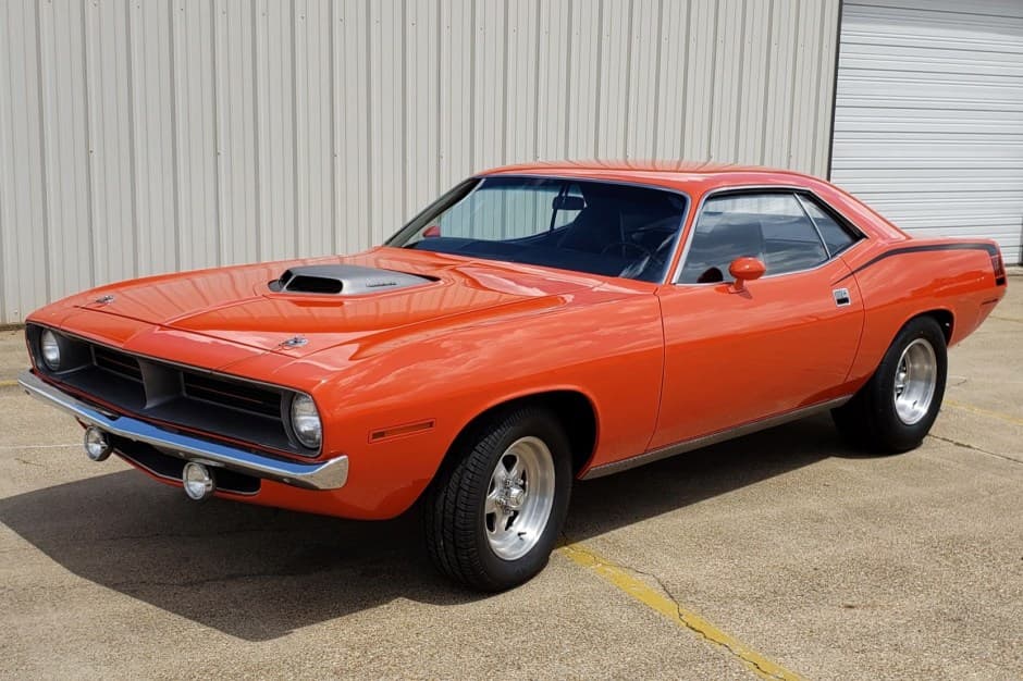 1970 Plymouth Barracuda sold for $89,426