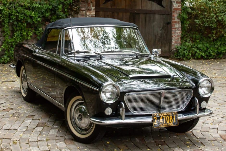1959 Fiat Pininfarina Coupe and Cabriolet sold for $20,500