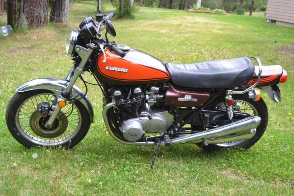 1973 Kawasaki Z1 & Z1-R sold for $14,800