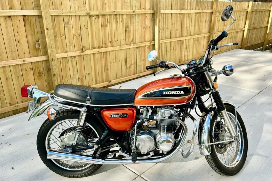 1975 Honda CB500 Four & CB550 sold for $4,700