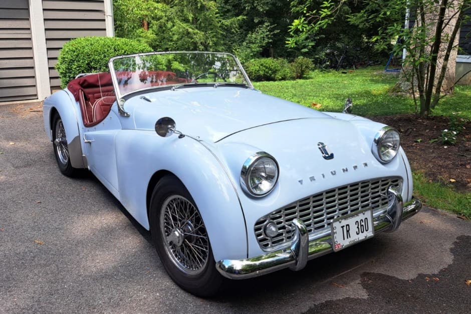 1960 Triumph TR3 sold for $22,500