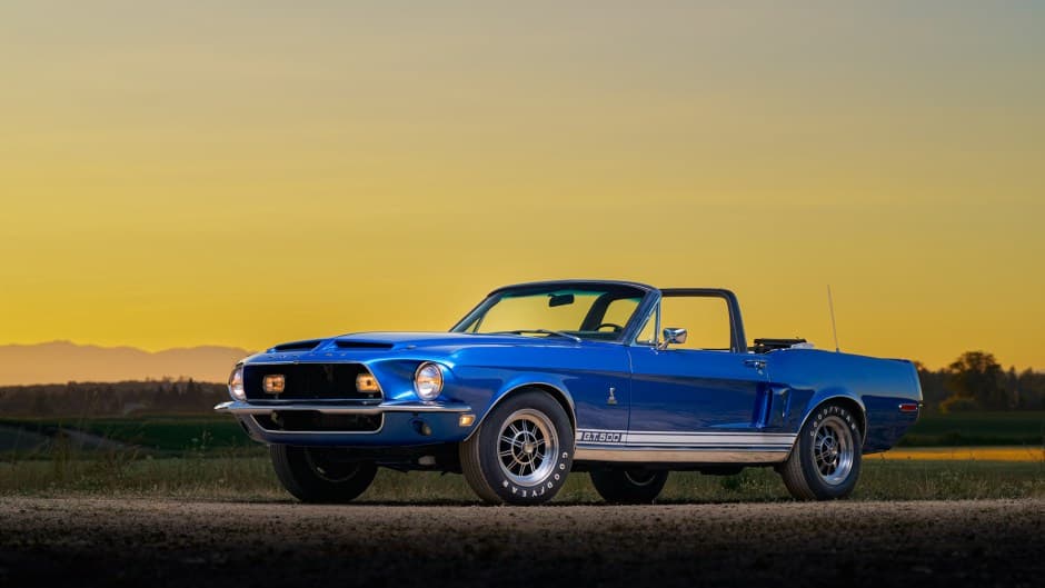 1968 Shelby Mustang GT350 & GT500 sold for $140,000