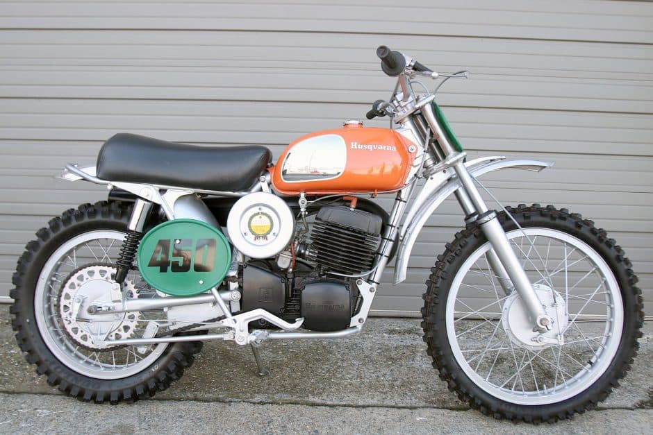 1972 Husqvarna WR sold for $7,100
