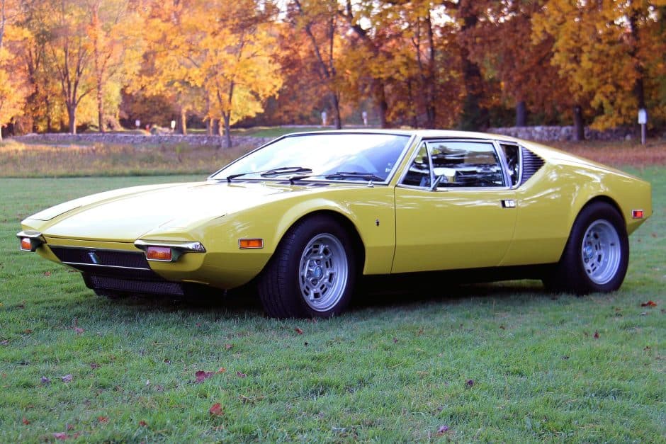 1972 DeTomaso Pantera sold for $121,000
