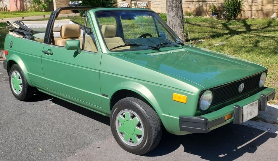 1987 Volkswagen Golf/Rabbit Cabriolet sold for $4,100