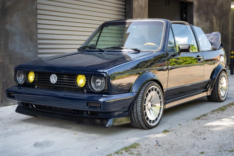 1993 Volkswagen Golf/Rabbit Cabriolet sold for $18,750