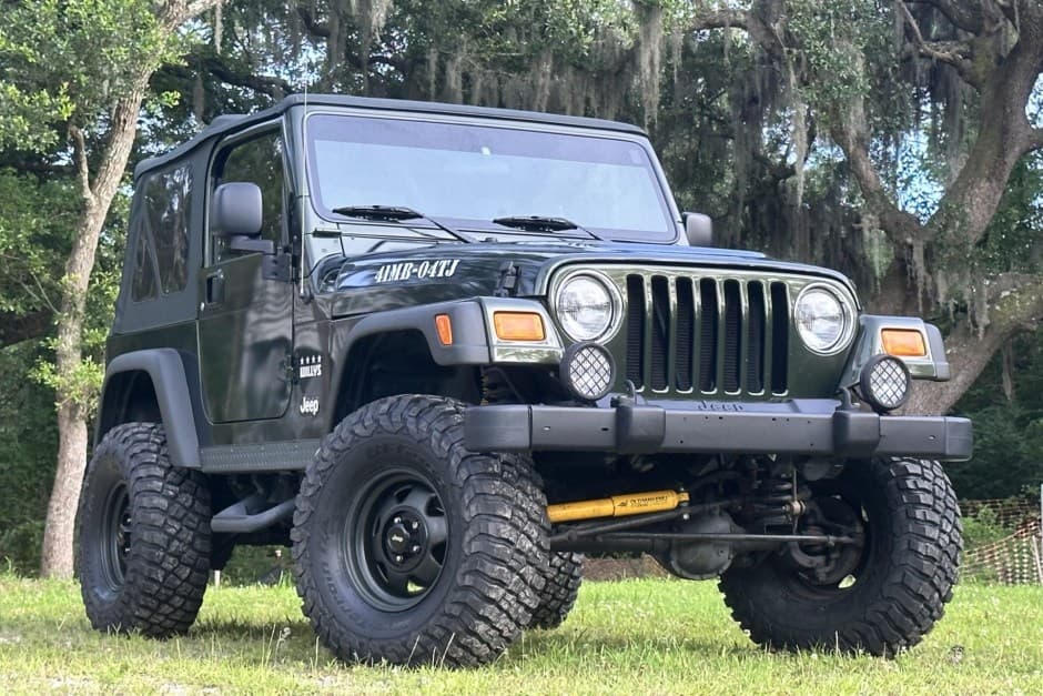 2004 Jeep Wrangler TJ (1997-2006) sold for $20,000