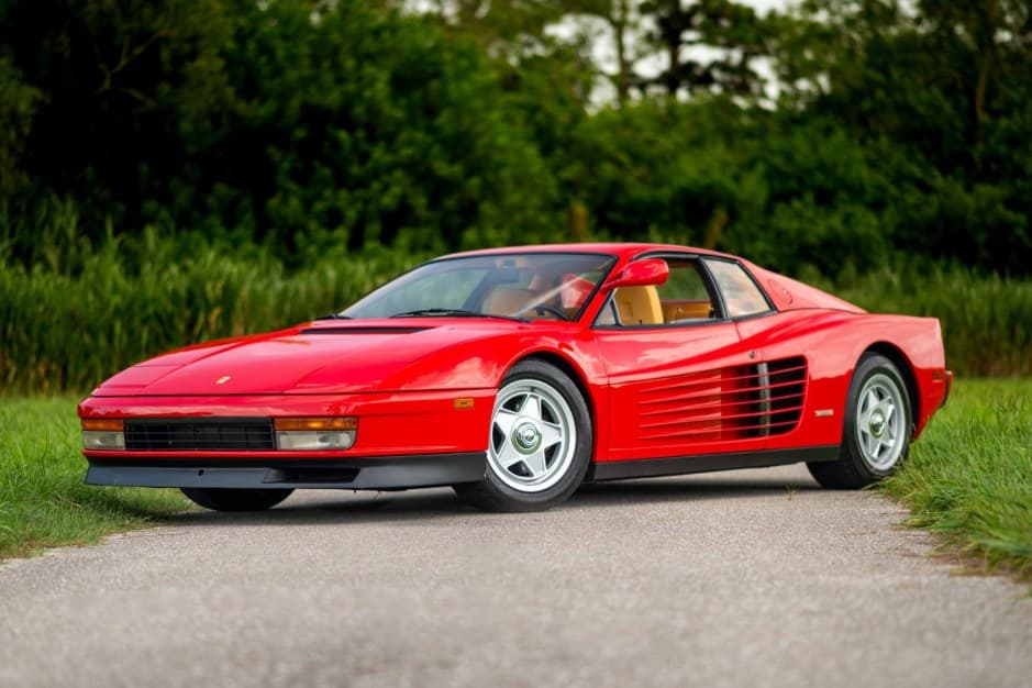 1986 Ferrari Testarossa sold for $133,000