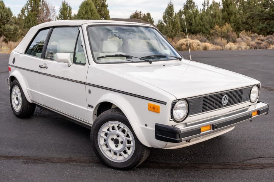 1987 Volkswagen Golf/Rabbit Cabriolet sold for $22,500