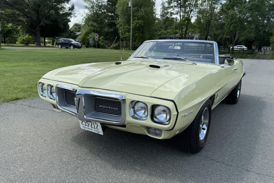 1969 Pontiac Firebird (1967-1969) sold for $60,000