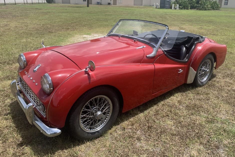 1959 Triumph TR3 sold for $15,150