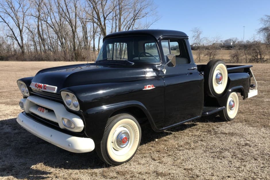 1959 GMC Blue Chip Pickup (1955-1959) sold for $14,800