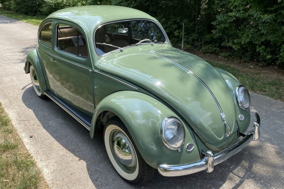 1955 Volkswagen Beetle (Oval Window) sold for $34,750