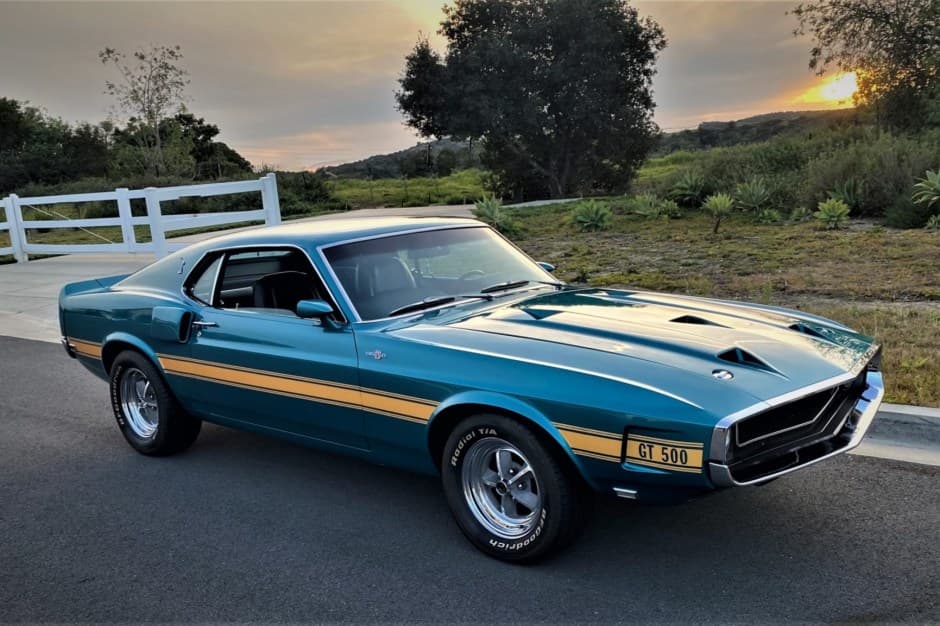 1969 Shelby Mustang GT350 & GT500 sold for $134,000