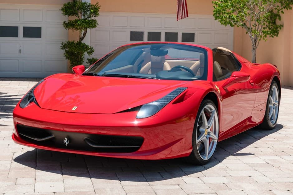 2014 Ferrari 458 sold for $286,000