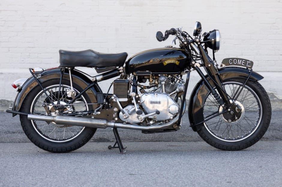 1952 Vincent Comet sold for $21,750