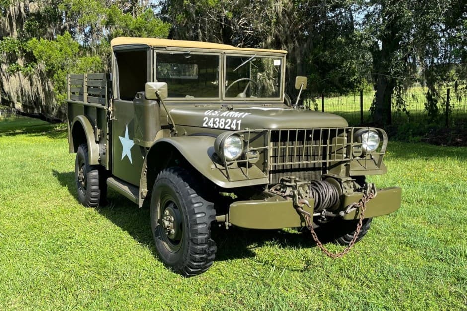 1953 Dodge Military Vehicles sold for $15,250