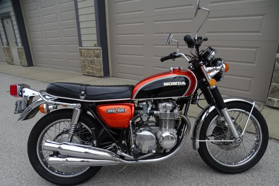 1974 Honda CB500 Four & CB550 sold for $7,500