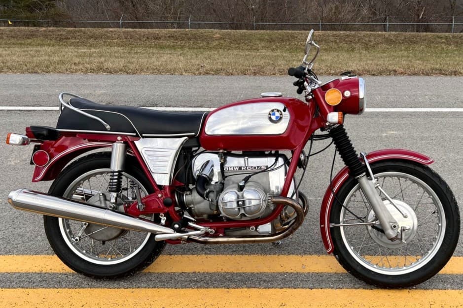 1973 BMW Motorcycles sold for $10,500