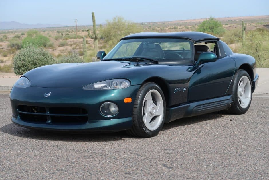 1994 Dodge Viper SR I (1992-1995) sold for $50,500